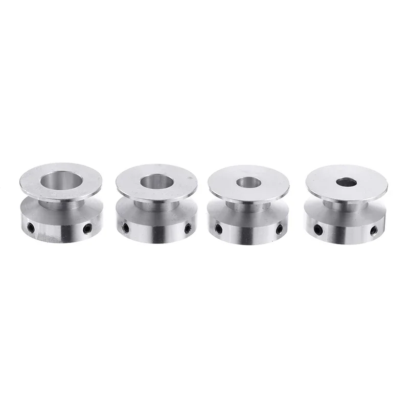 40MM Single Groove Pulley A Type Spindle Pulley Wheels 8-20MM Fixed Bore for Spindle Motor Round Belt