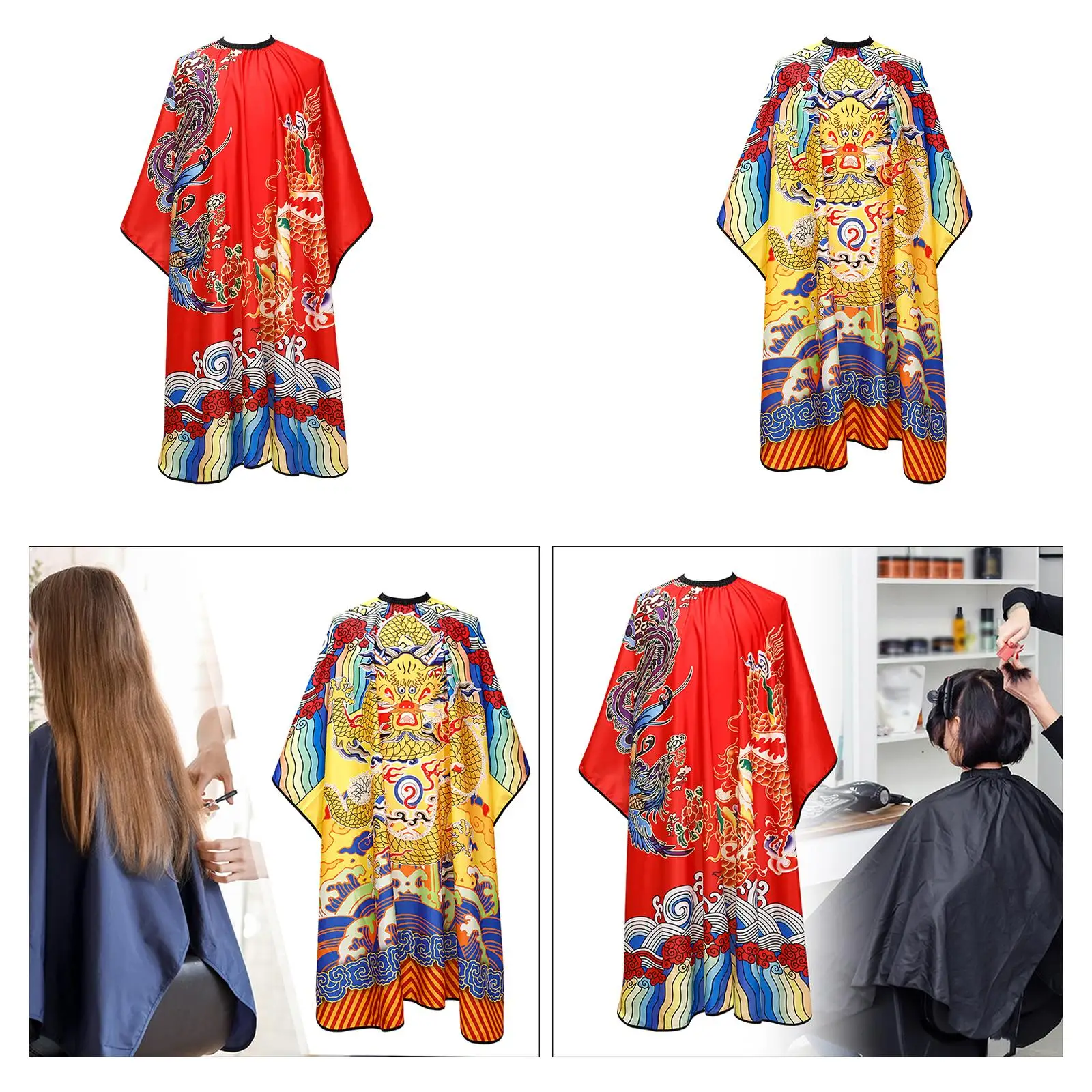 

Salon Apron Portable Bib Apron Easy Clean Bib Apron Hair Cutting Apron
