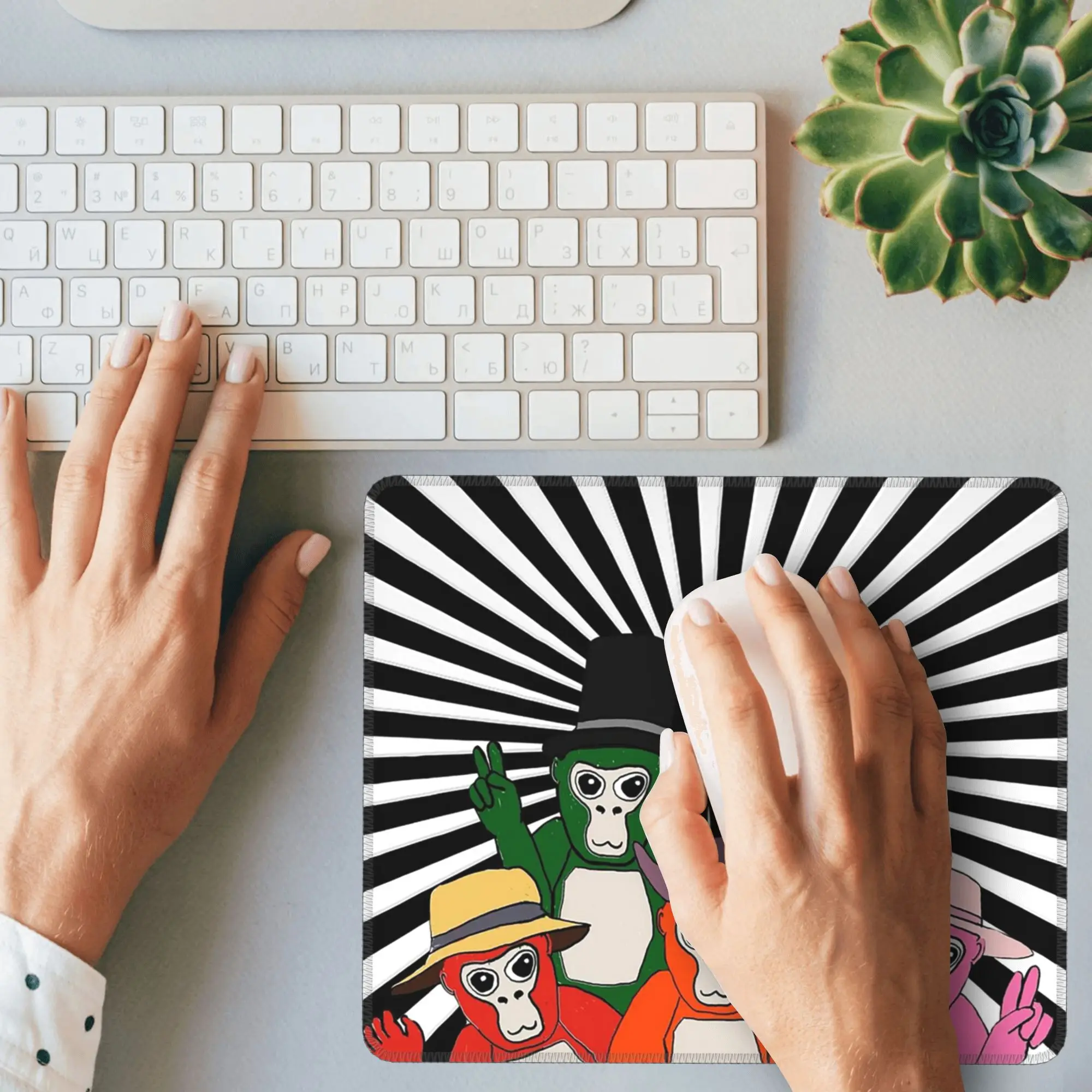 VR Gorilla Tag Spiel Mauspad Computer Tastatur Maus Matte Gamer PC Laptop Schreibtisch Matte Büro Zubehör Tisch Matten