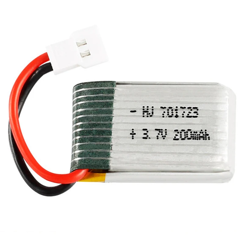 ドローン用バッテリーと6 in 1充電器,オリジナルバッテリー3.7v,200mah,eachine h8 jrc h2 h8 h48 h8mini rc