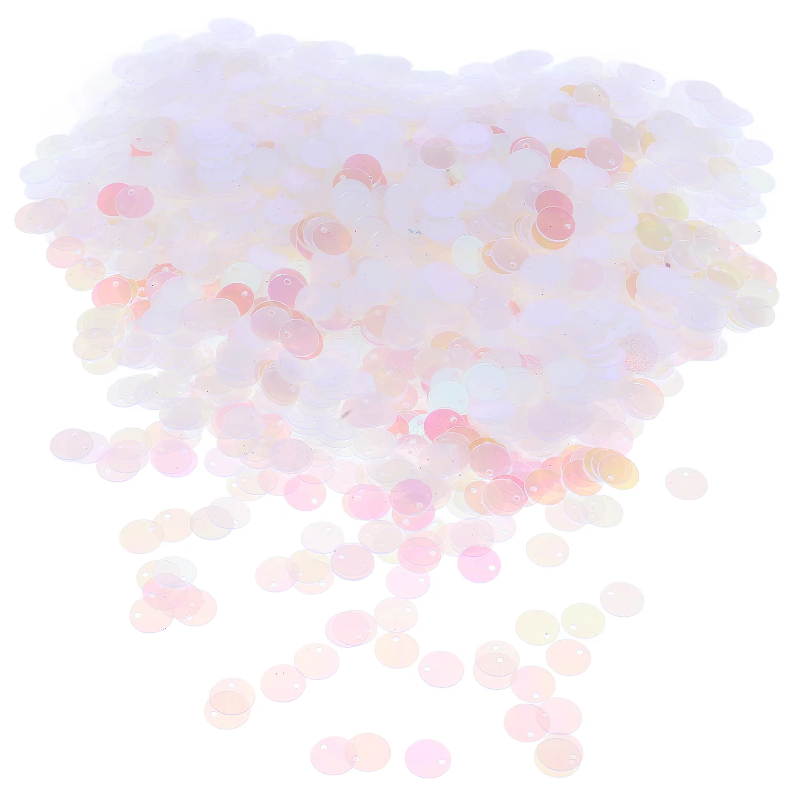 

PLAFOPE Sequins Mixed Craft Decorations Round Flat Clothing Accessories for Projects