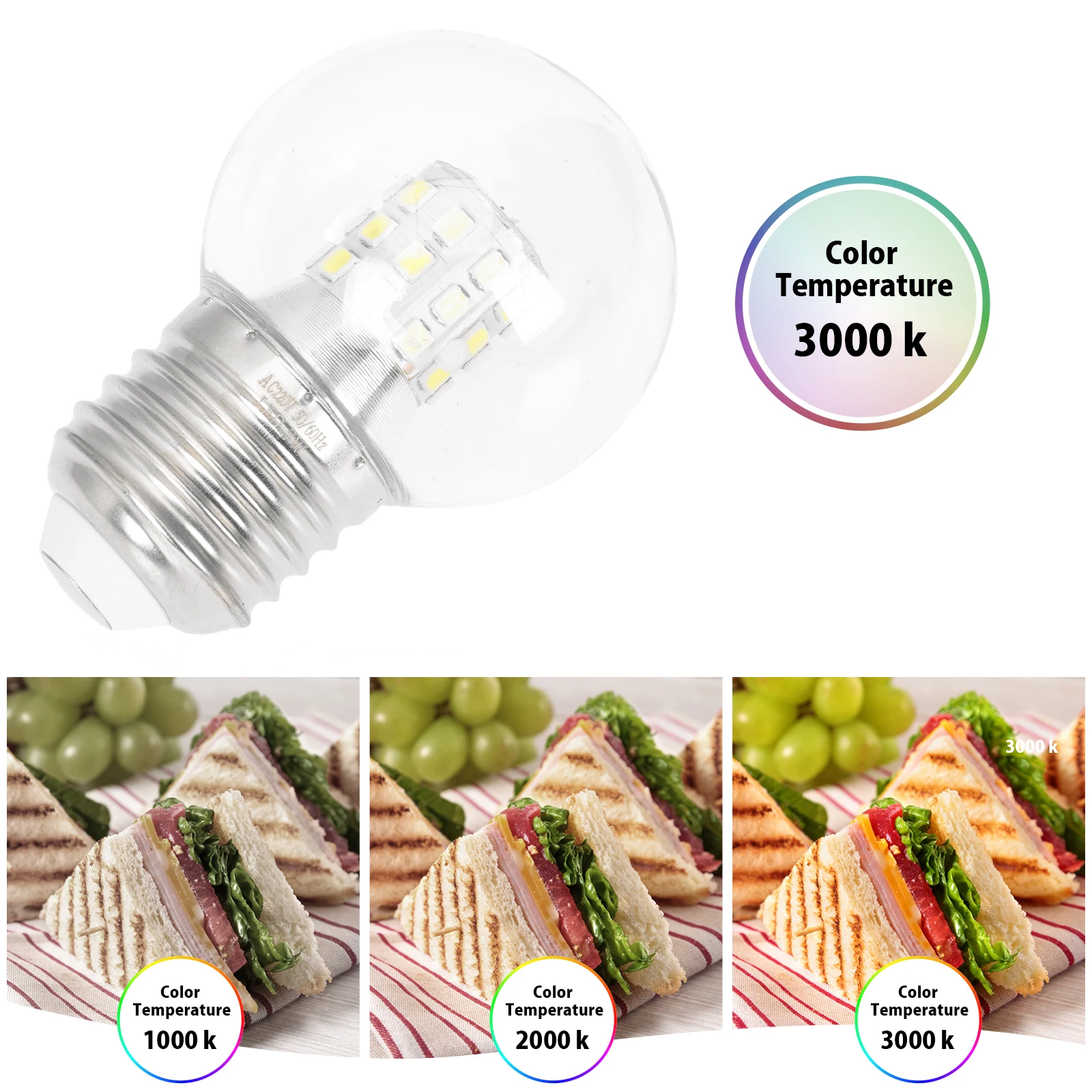 

LED Bulbs E27 Vintage Decorative Light Bulb High performance Ch Plastic Base Warm Saving Indoor Outdoor Use