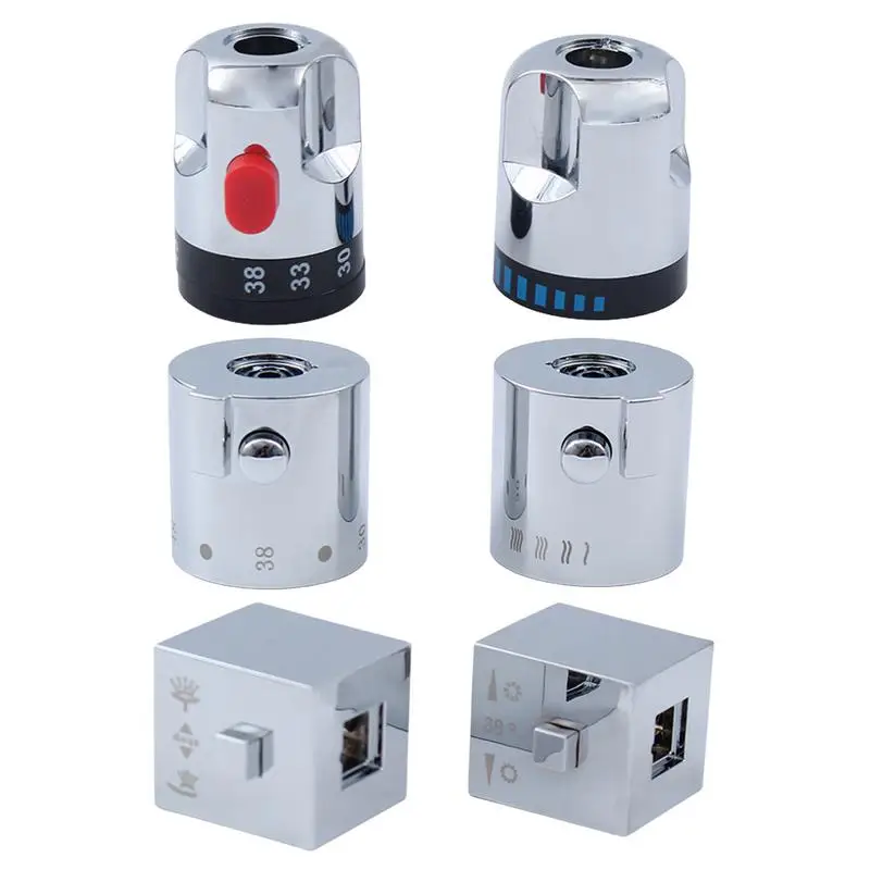 Faucet Handwheel Shower Valves Watering Devices Practical Chrome Faucet Shower Valve Spool Repair Part For Bathroom Kitchen Tool