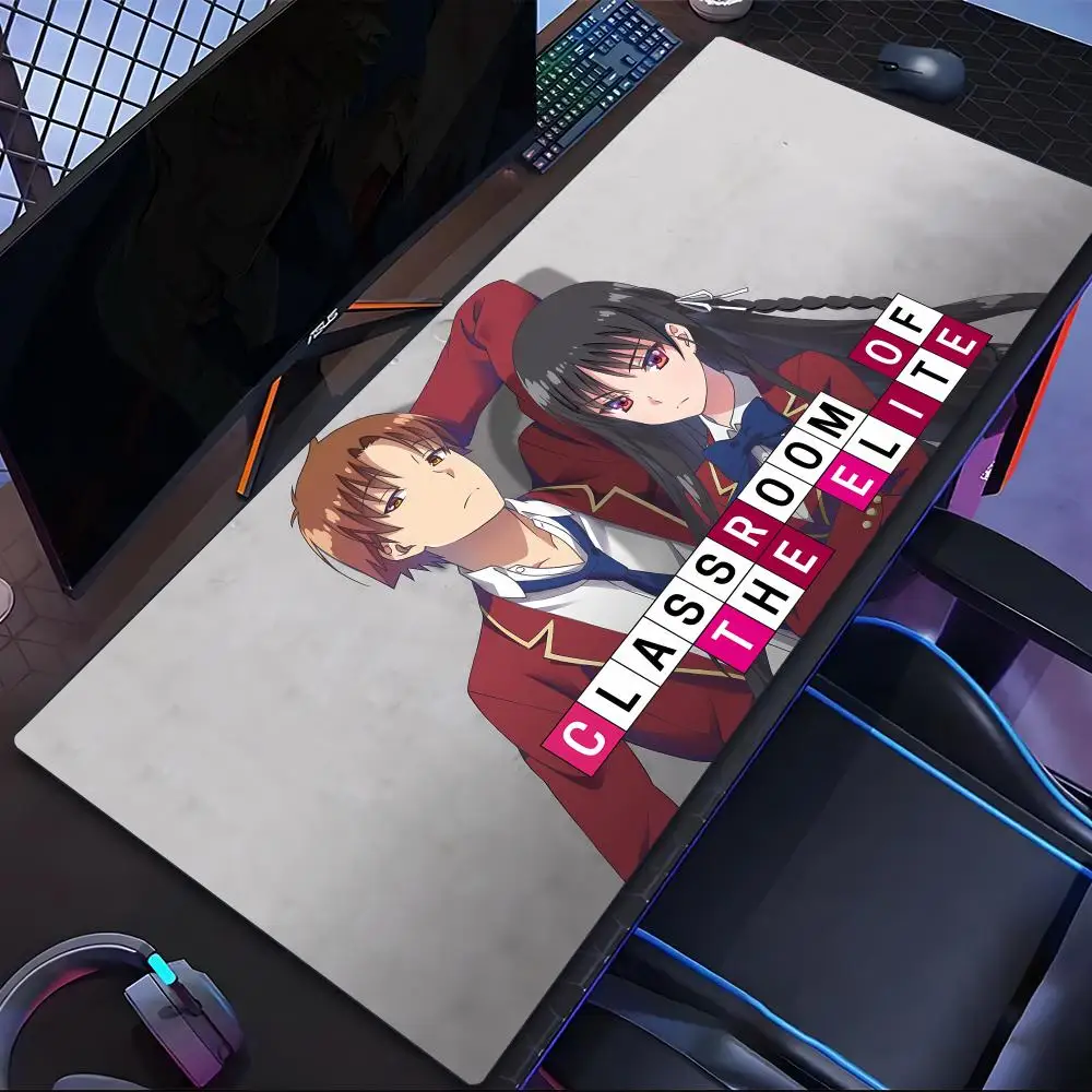 

Classroom of the Elite Mouse Pad Tablet mouse Pad Laptop xl desktop mouse pad, cute HD Rainbow Gaming keyboard pad, 90x40