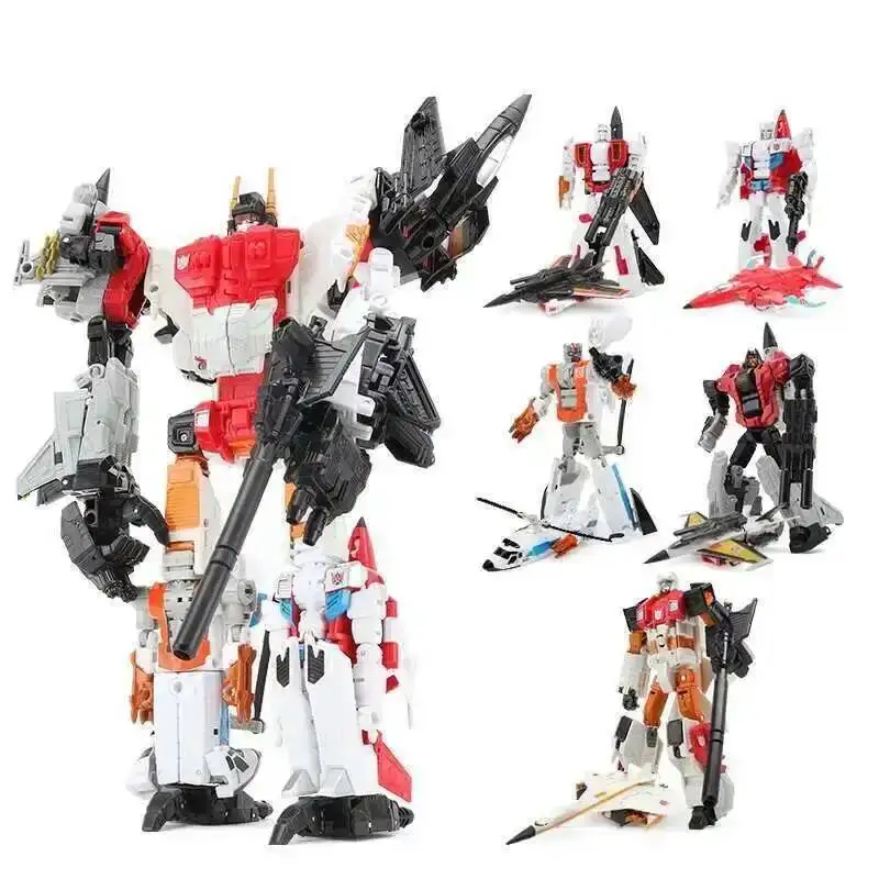 Hizhixing-子供のための5-in-1の変装アクションフィギュア,Jilverbolt,skydiveモデル,変形,車のロボット