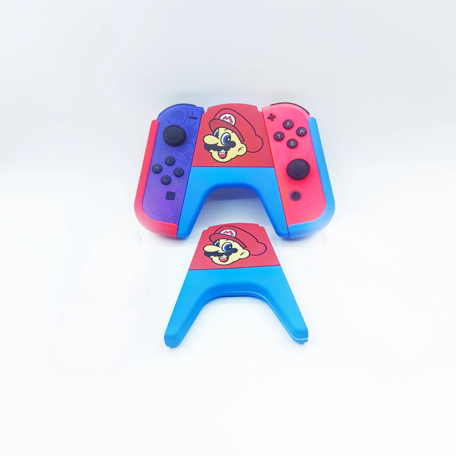 Game Controller Grip Halterung Tragbare Leichte V-förmige Spiel Griff Halterung Zubehör für Schalter OLED JOY-Con