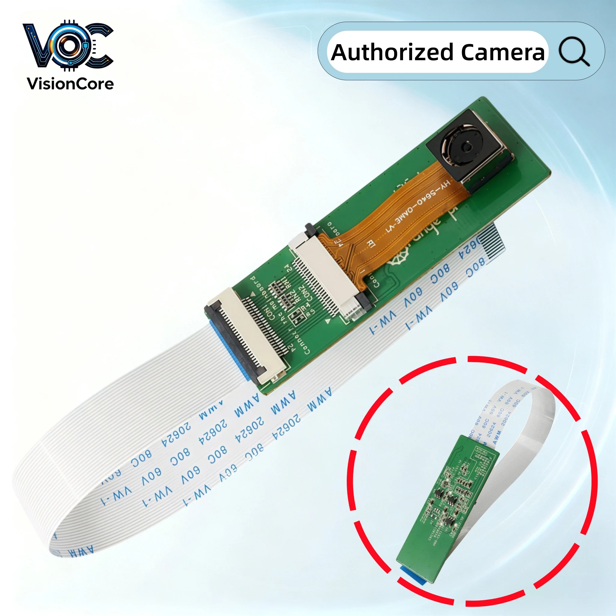 Orange Pi 5MP OV5640 Camera Auto Zoom with Wide-Angle Lens for Allwinner H3 Boards
