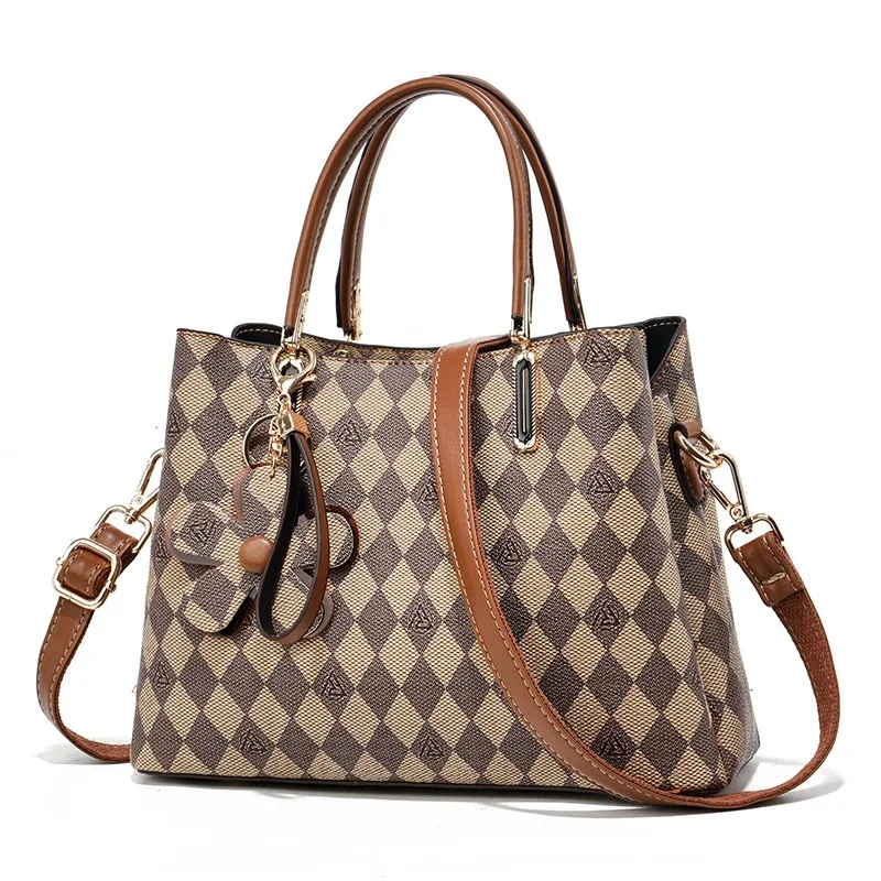 Fashionable Hong Kong Women's Tote Handbag 2025 New Premium Crossbody Bag Large Capacity Womens Shoulder Slant Cross Bag