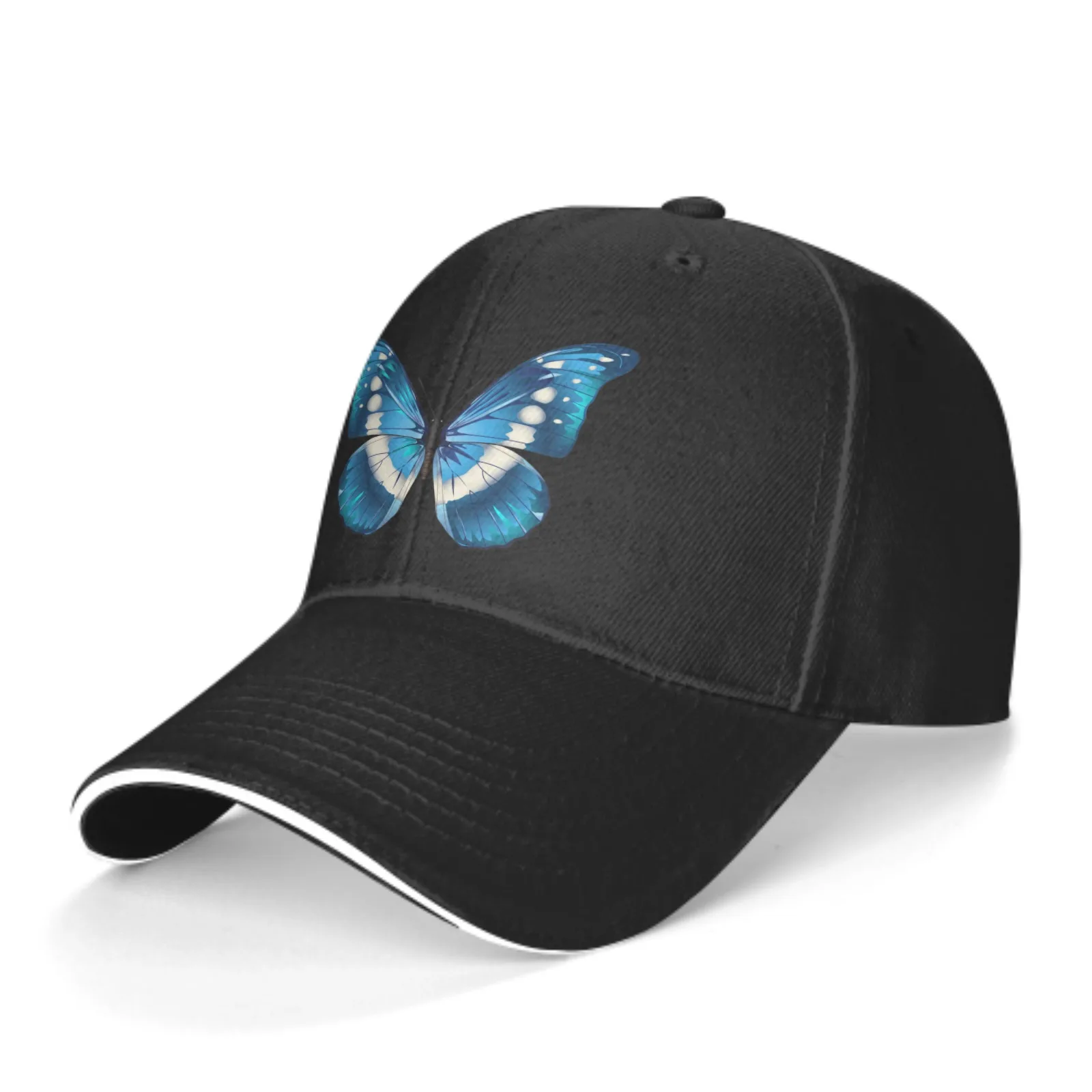 

Beautiful Butterfly Baseball Cap Trucker Sandwich Duck Tongue Hat Adjustable Unisex Fashion Sports Outdoor Travel Daily