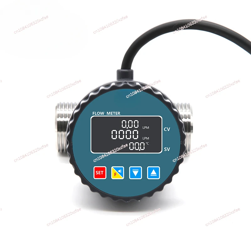 Digital Flowmeter Sewage Pipe Water Pipe Runoff Stainless Steel Valve Body Wear Resistance 485 Data Transmission