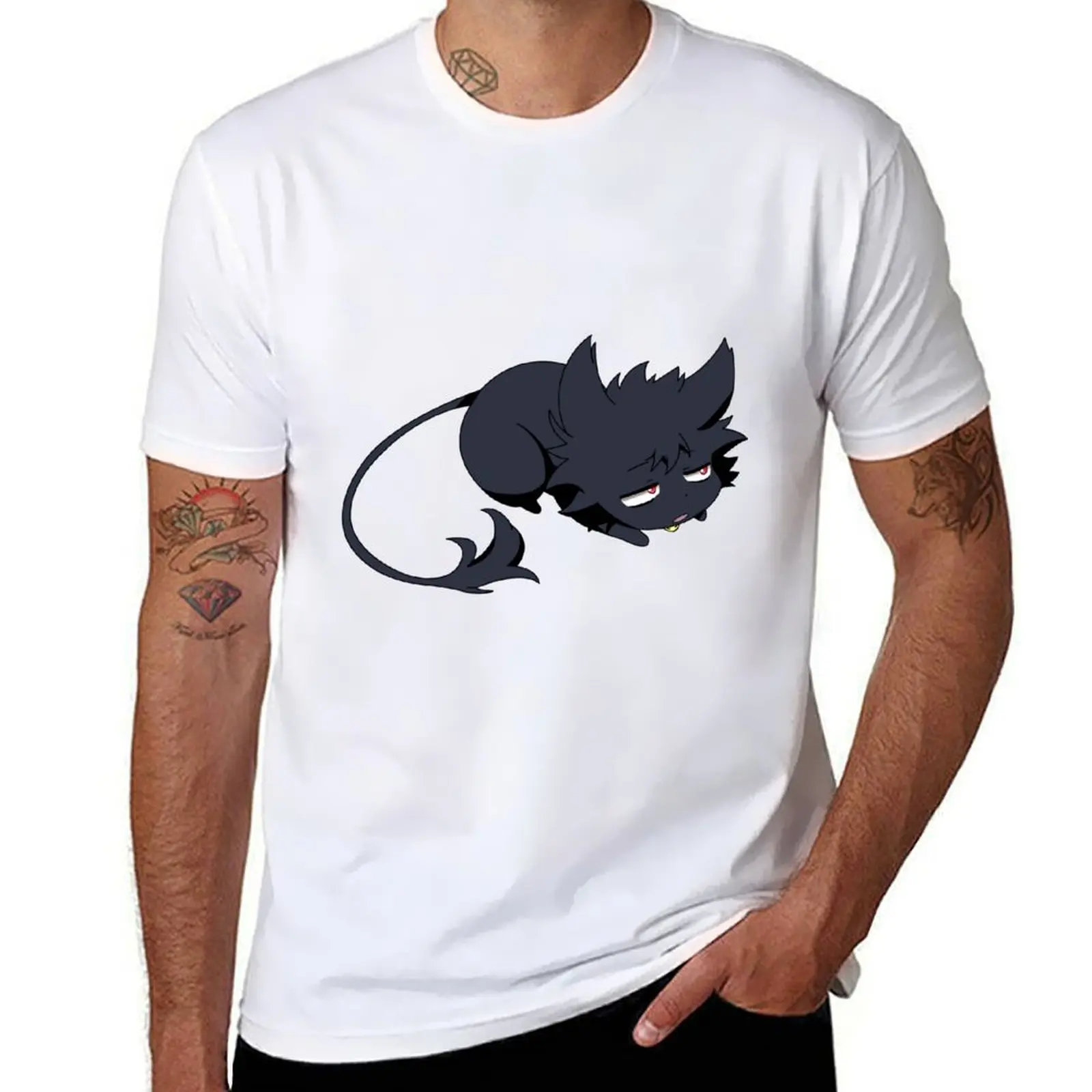 

Servamp - Kuro Lazy Cute T-Shirt mens graphic t shirts graphic t shirts for man T-Shirt