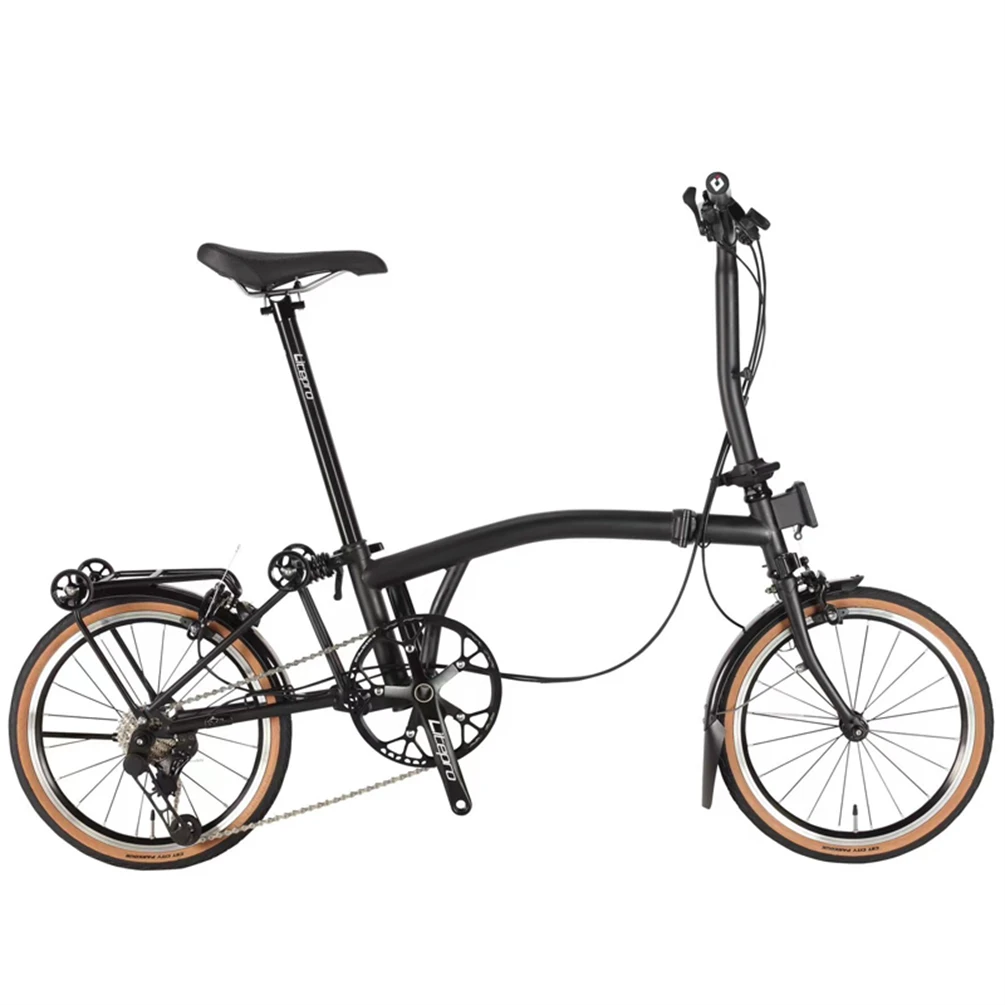 Litepro 16inch 7 Speed Tri-fold Folding Bike Chrome-molybdenum Steel Frame