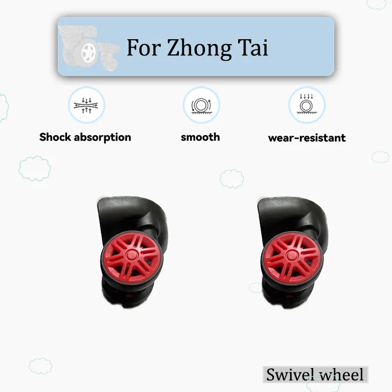 FOR ZHONG TAI A-815 UPGRADED LUGGAGE WHEEL REPAIR KIT - Compatible with most luggage Silent Rolling Replacement Wheels