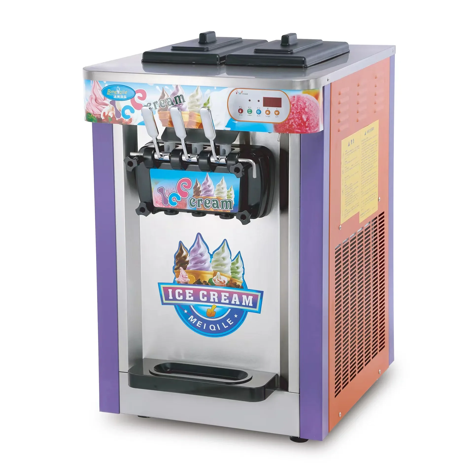 

3 Flavors Gelato Ice Cream Machine \/ice Cream Maker For Business\/ Ice Cream A Glace Machine