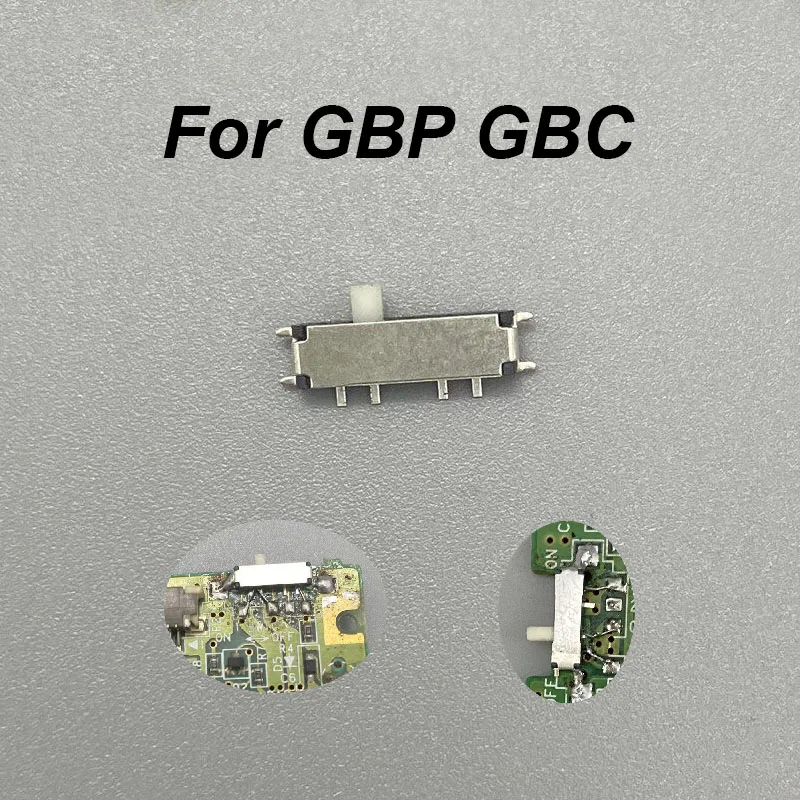 1PC For GBP GBC GBA GBA SP GB Game Console The Power Switch On Button Is Suitable For GBC V3 GBP V3 Version Switch