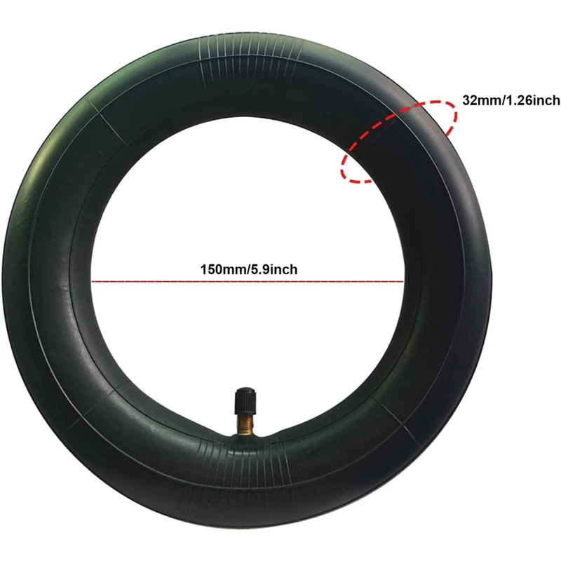 2Pcs 8.5 Inch Air Tires Replacements, 8.5X 2 Inch Inner Tubes For Xiaomi M365, Gotrax 50/75 - 6.1 Electric Scooters