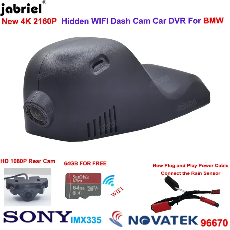 2K 4K 2160P Dash Cam Car DVR Camera For MINI Countryman CLUBMAN F56 F55 F54 F57 F60 for BMW MINI JCW F54 F56 F57 2015- 2021 2022