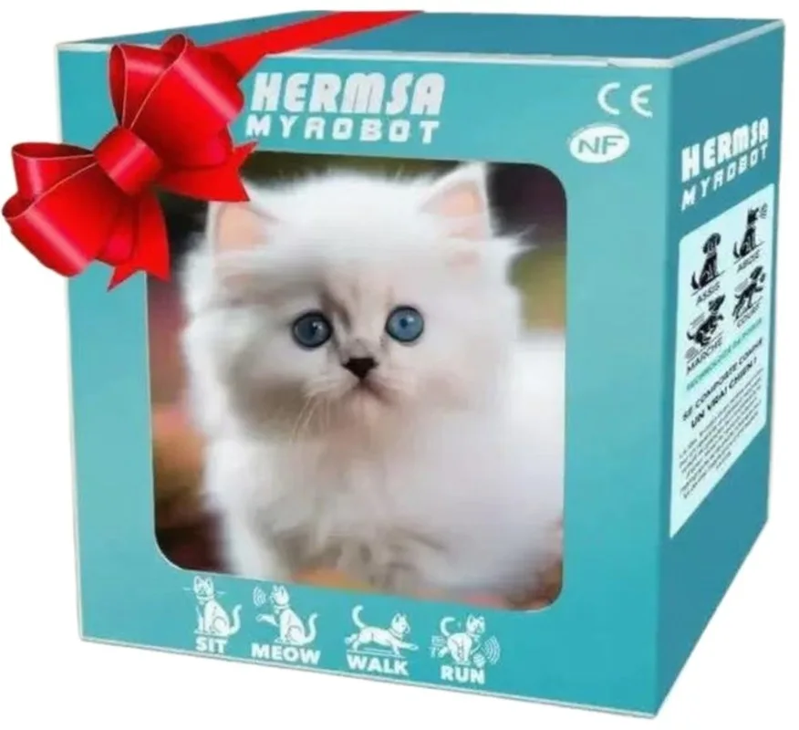 전기 워킹 고양이 장난감 - 움직이는 사실적인 플러시 펫, 2026 귀여운 어린이 선물, 어린이 전자 장난감