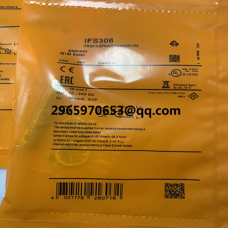 Fast delivery IFS298 IFS299 IFS289 IFS304 IFS305 IFS306 IFS316 IFS285 IFS286 IFS290 IFS297 IFS318 proximity switch In stock