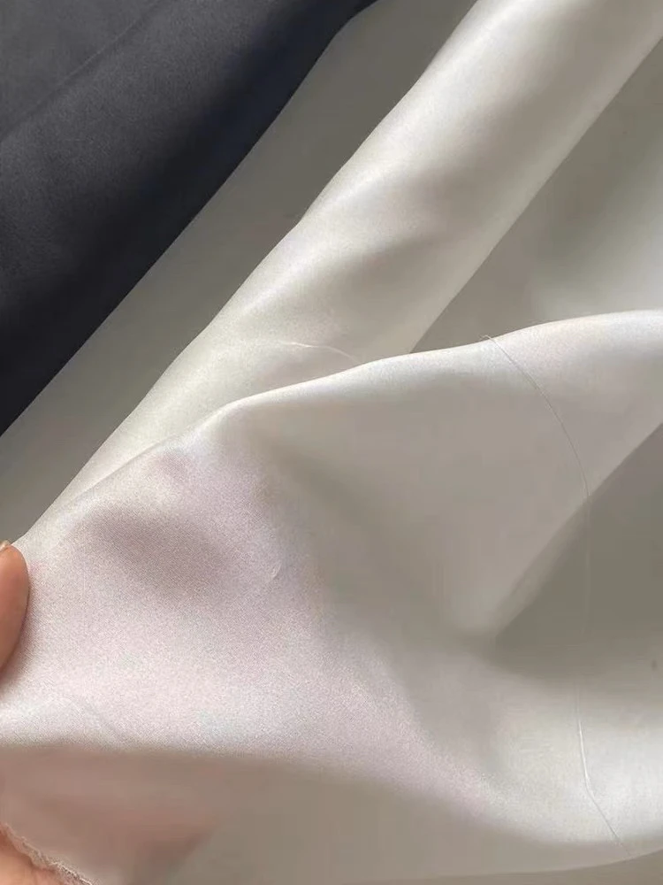 100% Pure Natural Silk Fabrics For Sewing Solid Per Meter 9 MM Habutai Lining Cloth Mulberry Quilting For Patchwork DIY Gown 140