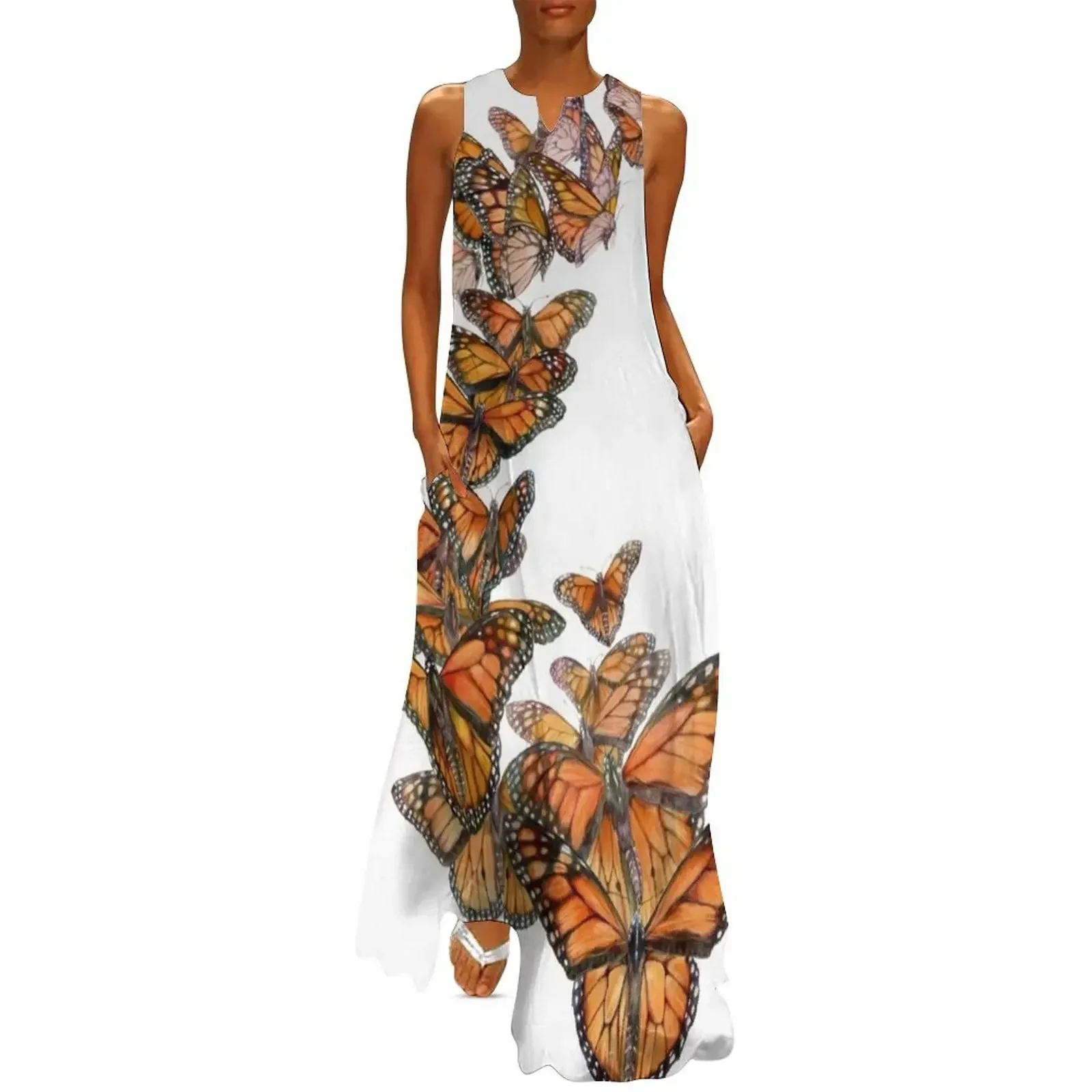 

Monarch Butterfly Flight Long Dress loose summer dress prom dresses summer dresses for women 2025 Dress