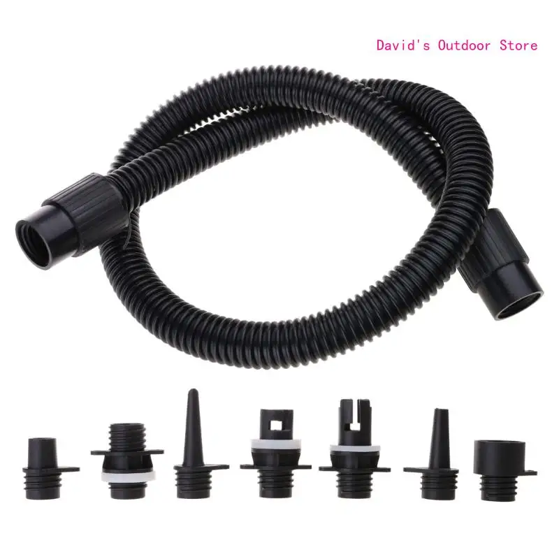 

Inflatable Boats Pumps Adapter&Hose with 7 Nozzles for Inflatable Stand Up Paddle X3UA