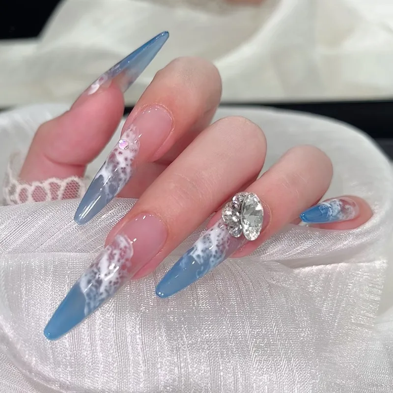 Sea Wave Blooming Liquid Gel Nagellak Bubble Ocean Gel DIY Nail Art Blossom Gel Semi-permanente losweken marmeren vernis