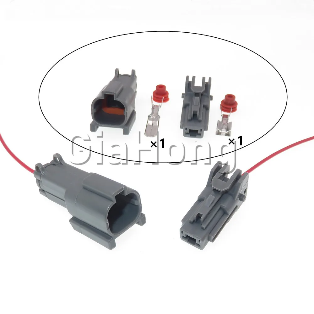 

1 Set 1 Ways 7222-6214-40 7123-6214-40 AC Assembly Auto Headlight Connector Plug For Mitshubishi Canter Light Truck