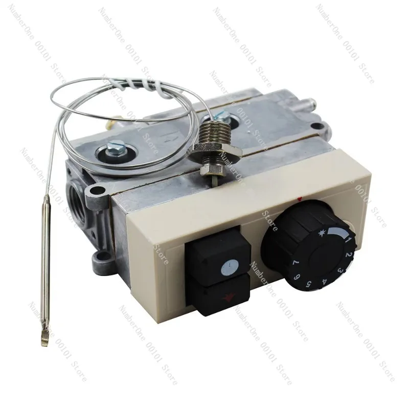 710 Gas Temperature Control Valve, Thermostat for Commercial Steamer Oven & Fryer, 100-340°C