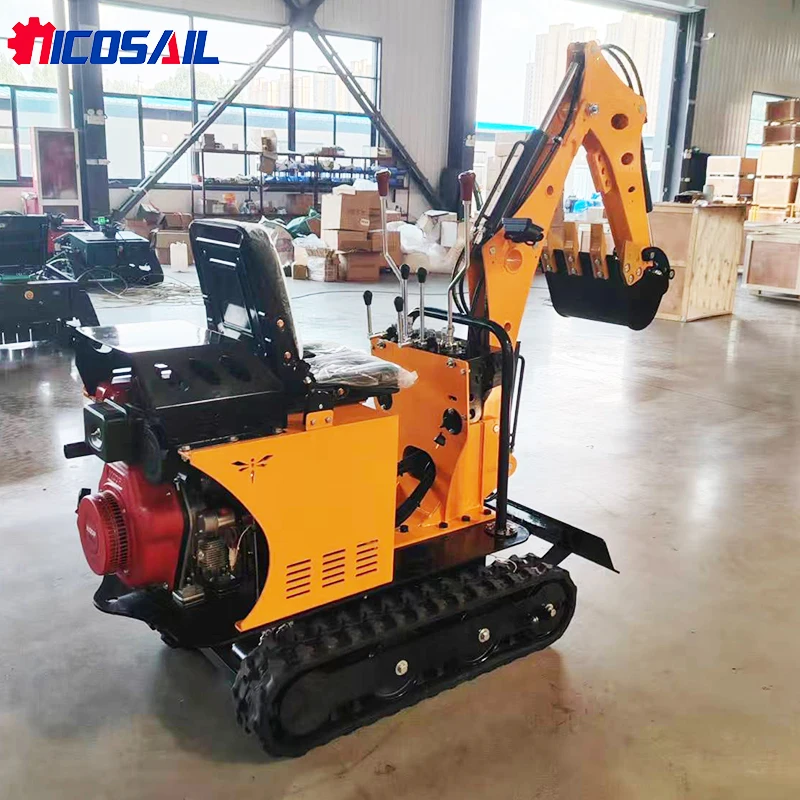

Free Shipping Low Price Nicosail OKW08 0.8 Ton Mini Excavator EPA Engine Small Digger for US Market
