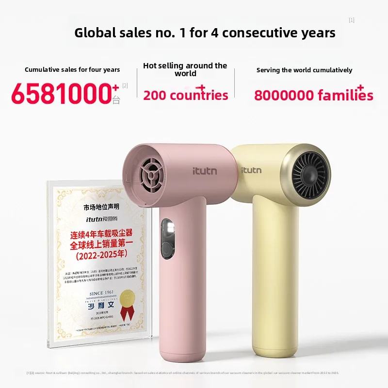 Handheld L8 car vacuum cleaner for small car household super suction car internal blowing suction