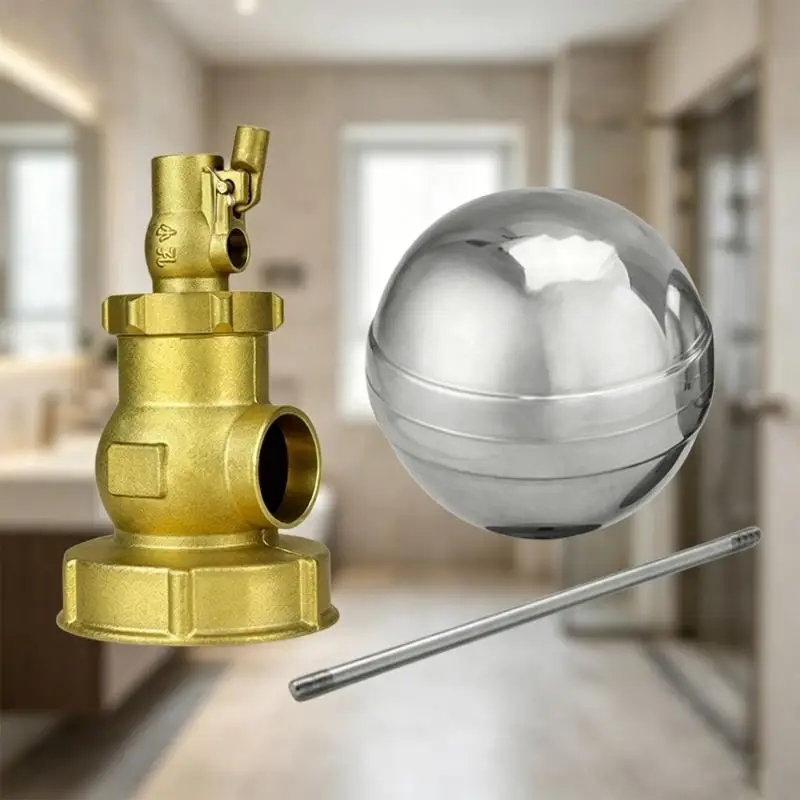 Hocheffiziente einstellbare Wassereinlassventile, kleine Loch-Wassertank, schwimmende Kugelhähne, Flüssigwasserstandsregler D2RD – Detail 3