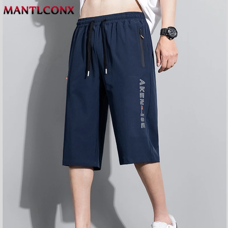 Fashion Breathable Men Shorts Sports Gym Fitness Training Bottom Quick Dry Running Shorts Men Loose Board Short Pants Male XXXL