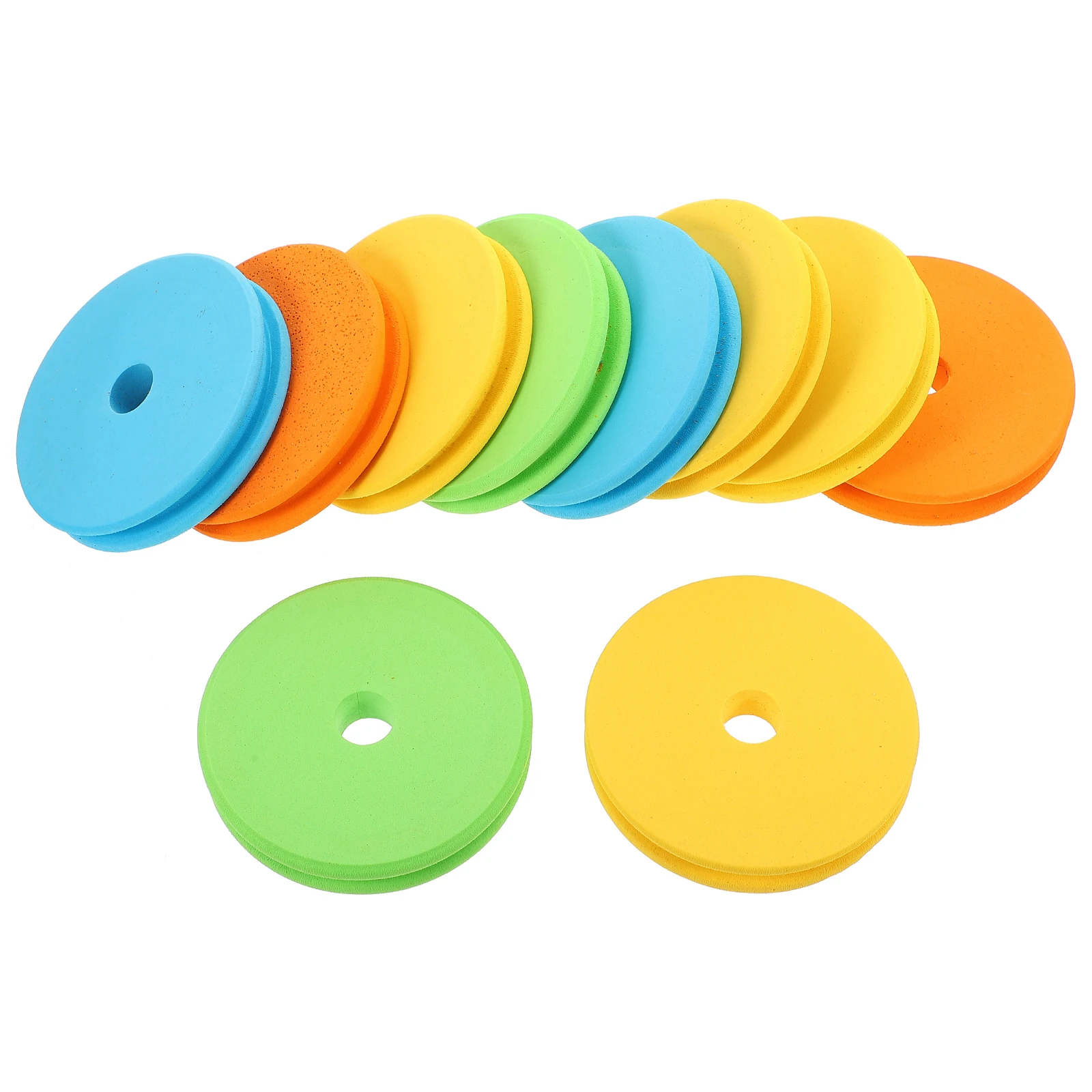 

10pcs Fishing Foam Line Organizer 395 Inch Large Diameter Wire Holder Bobbin Fishing Spools Line Spool Braid Storage Plates