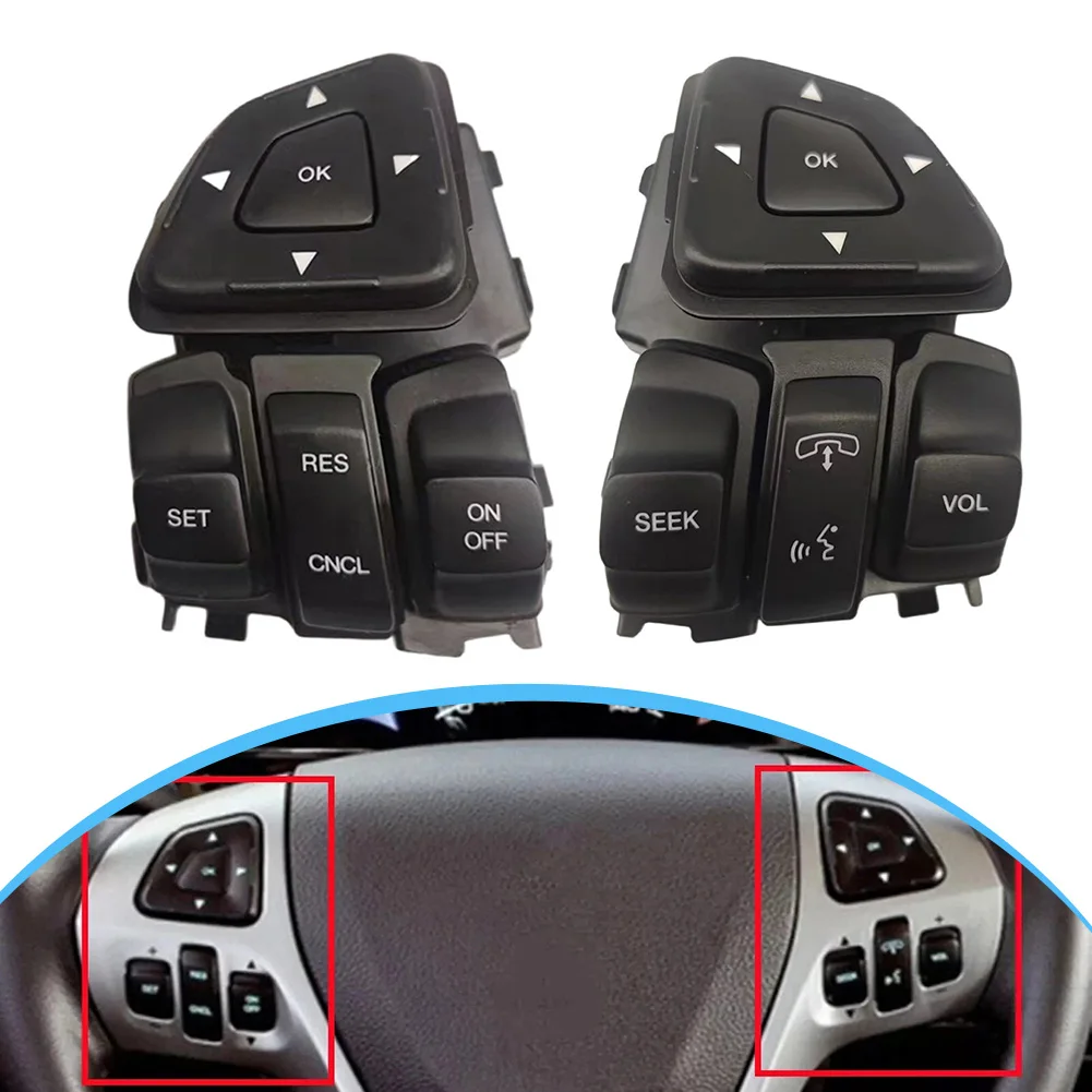 Radio Control Switch Steering Wheel Switch High Reliability Performance Plastic Material Stable Characteristics