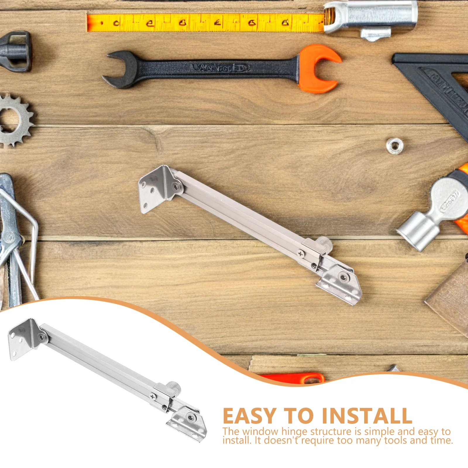 

Adjustable Window Lock Stainless Steel Security Bar Snap Limiter For Door Window Child Safety Hardware Accessory