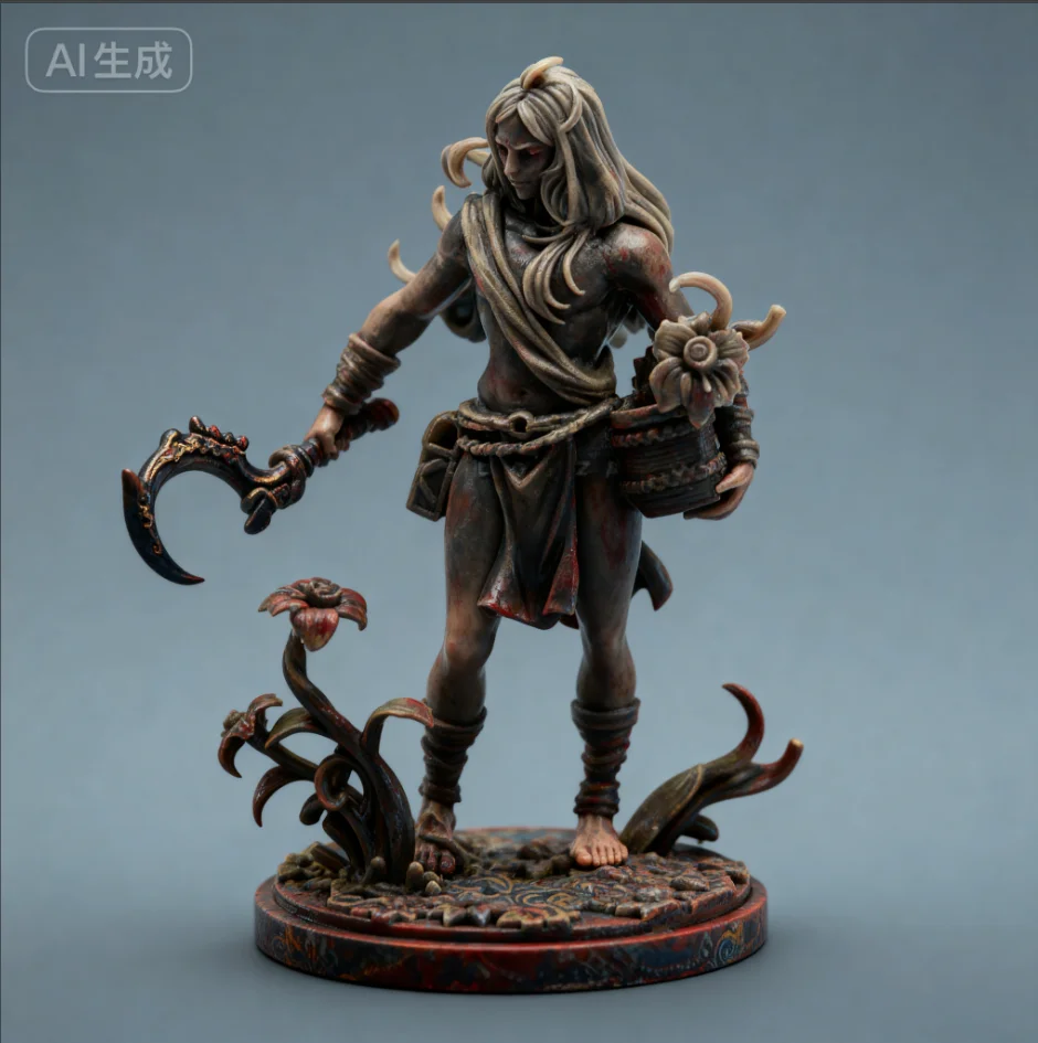 

Комплект модели из смолы 38 мм (красота-солдат), бесцветная самособранная сборка A-2187