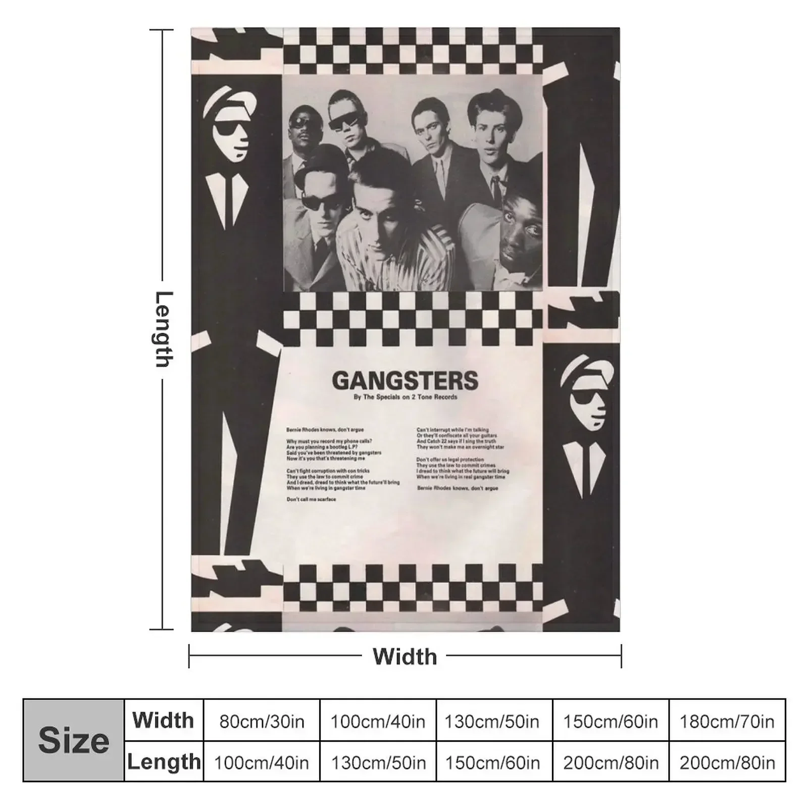 The Coventry Gangsters Classique Throw Blanket couch cozy soft plush fuzzy picnic outdoor blanket