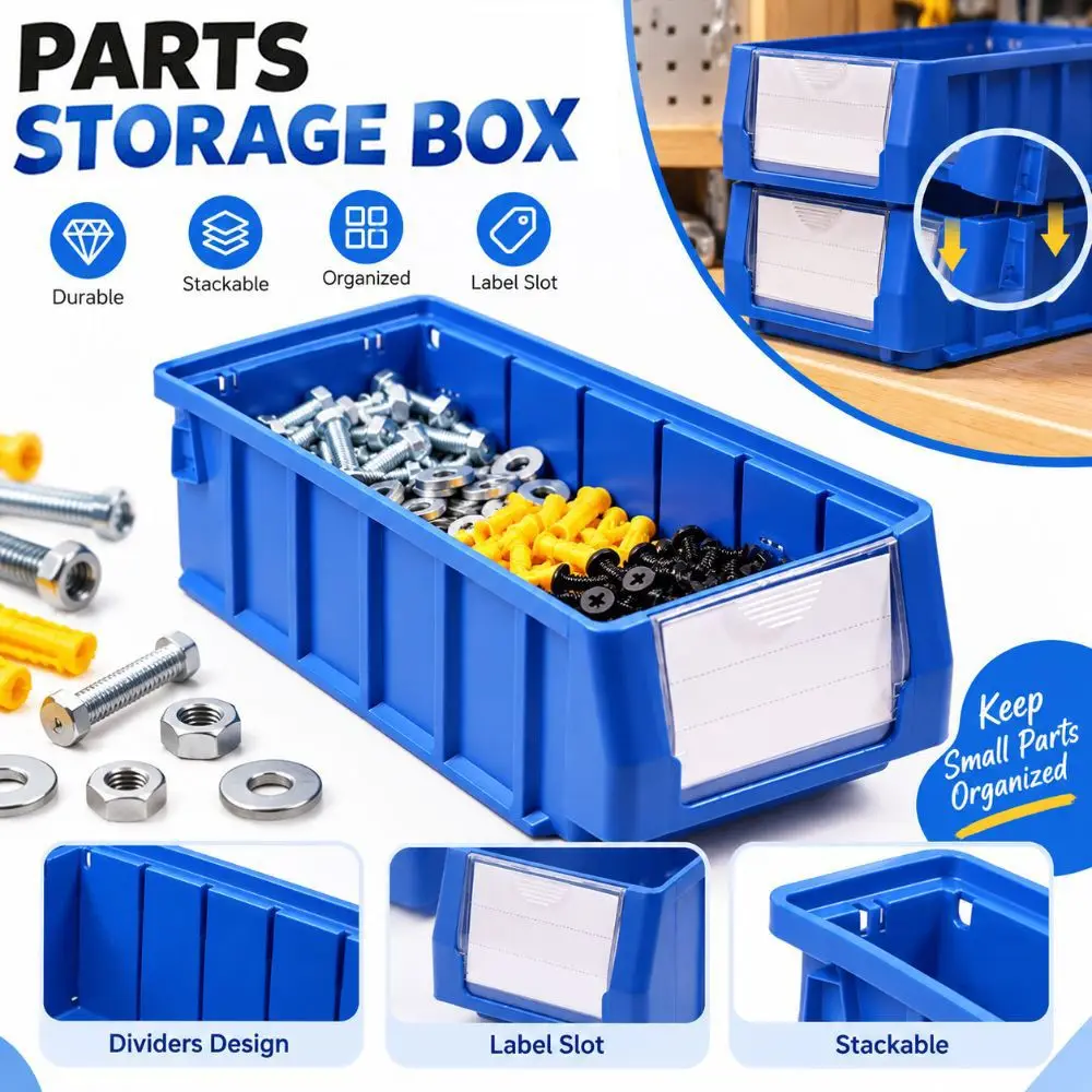 caixa-de-pecas-de-automovel-em-plastico-resistente-com-compartimentos-transparentes-portatil-para-guardar-pecas-economiza-espaco-organizador-para-a-bagageira-ideal-para-garagem-e-oficina