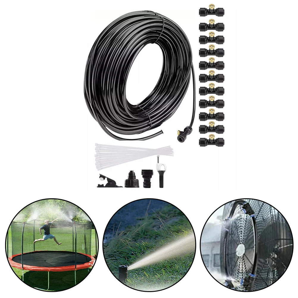 Low-Pressure Spray Irrigation DeviceGarden Yard Nozzle Cooling Device Drip Irrigation Automatic Watering Sprinkler Set