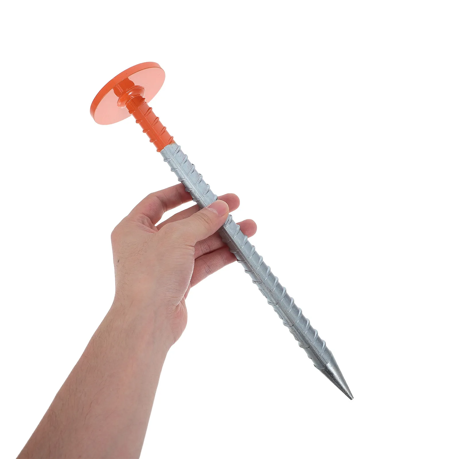 Heavy Duty Garden Markers Construction Line String Stakes for Yard Perimeter Boundary Marking Ground Stakes