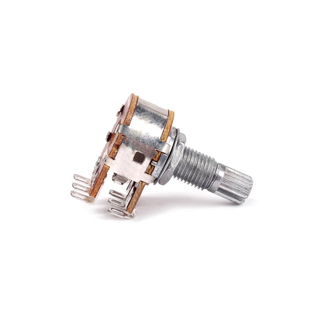 

B250K Dual Potentiometer Guitar Amp Replacement Audio Pot for Volume Control Sturdy Guitar Part Upgraded Tone