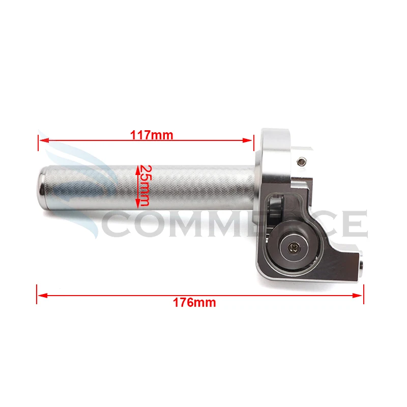 Motorcycle Universal 7/8\'\' Handlebar CNC Aluminum Throttle Grip Quick Twister For Honda CRF50 70 IRBIS Kawasaki Dirt Pit Bike