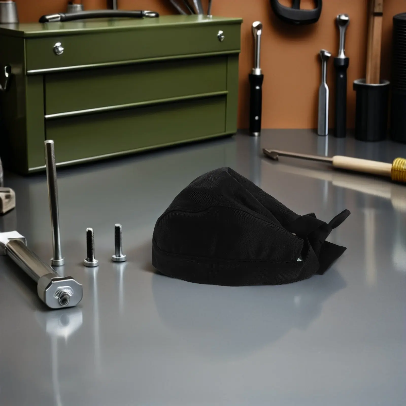 Welding Cap Flame Resistant Black Breathable Sweat Absorbent Lightweight Non Slip Welding Hard Hat Liner Under Protection