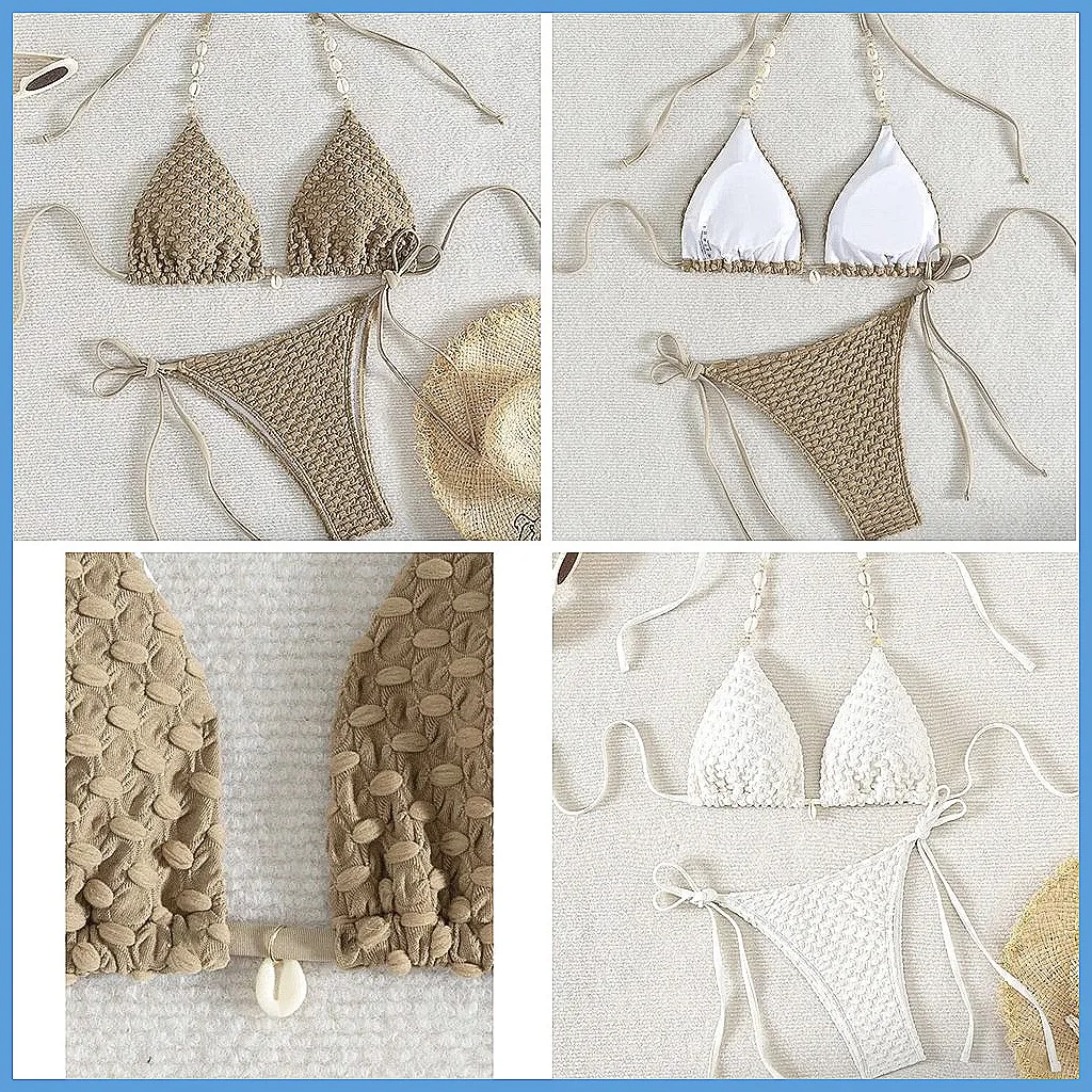 

Sexy Brazilian Bikini Set 2026 Women's Swimwear High-Cut Bathing Suit Beach Pool