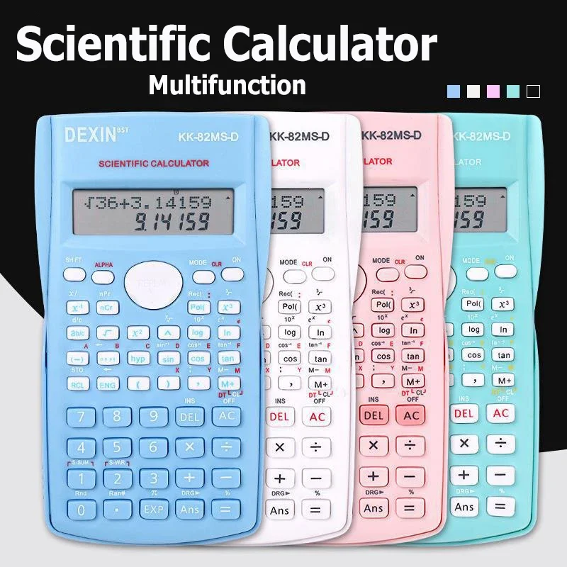 Scientific Calculator Multifunctional Student Simple Portable Calculator Stationery School Office Supplies