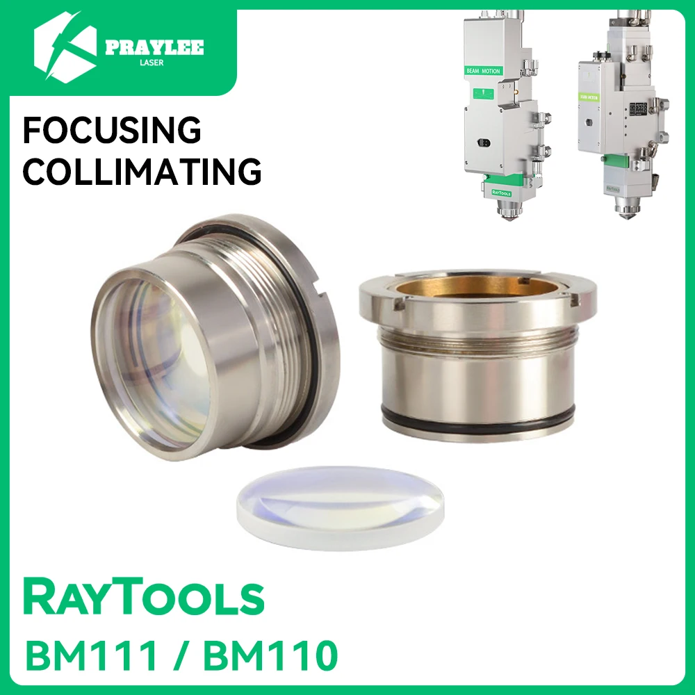 

Original Raytools Fiber Laser Fcousing Lens with Holder D30 F100 F155 F200 Laser Collimating Lens for Raytools BM111 BM110
