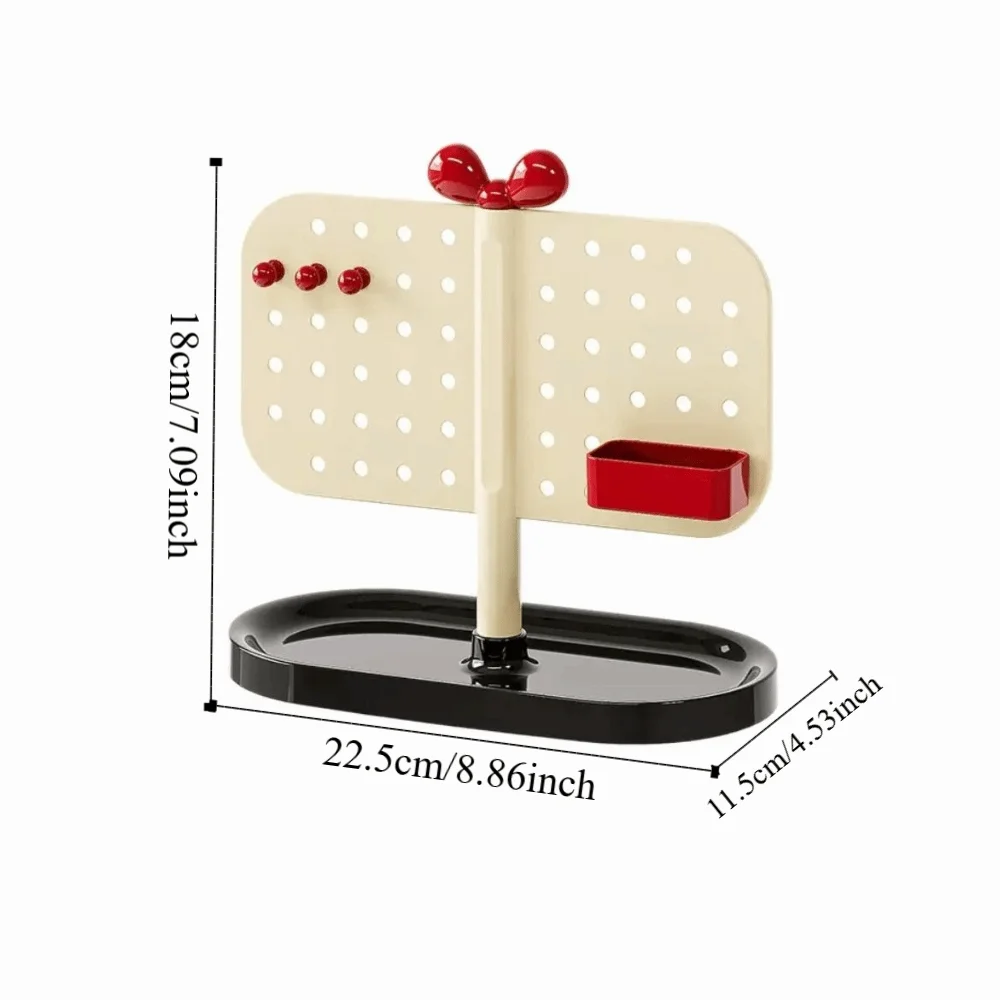 Multifunctional Perforated Board Storage Rack DIY Removable Tray Pegboard Organizer Adjustable Simple Design