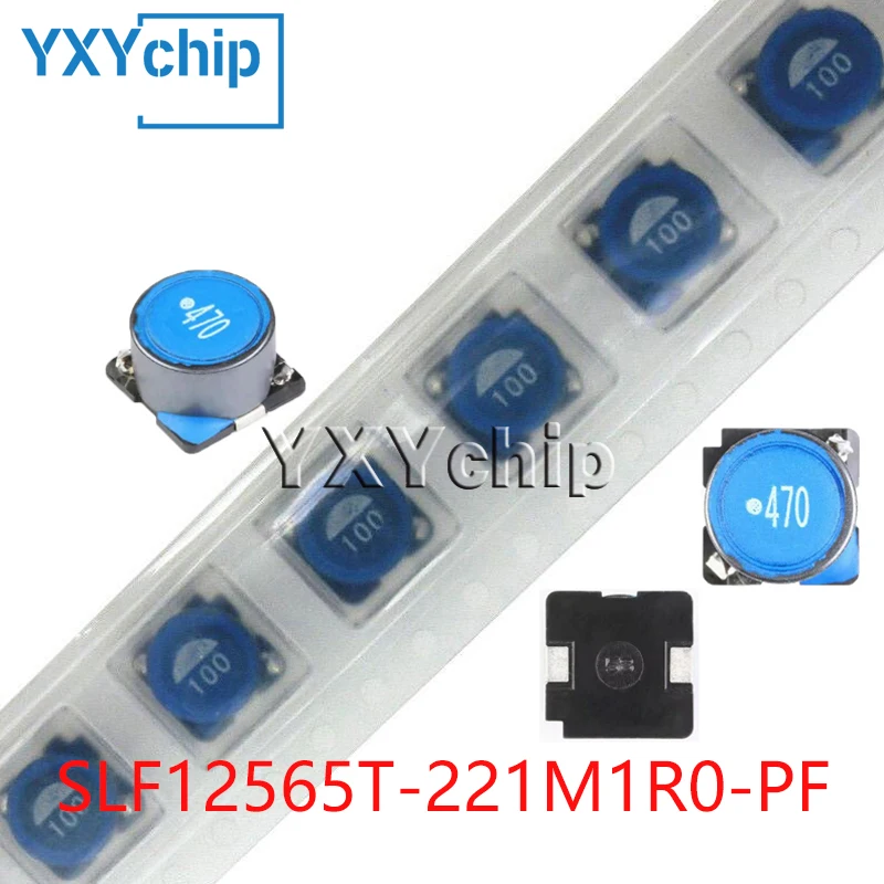 5pcs 12x12 220uh 1a 12*12*6.5mm Chip Magnetic Shield Type Power Wound Inductor Slf12565t-221m1r0-pf New Original