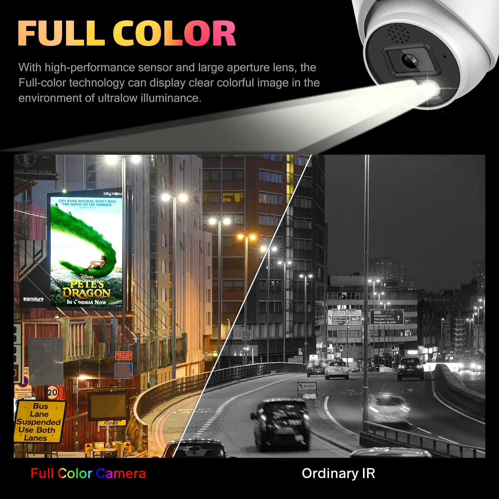 كاميرا Vikylin US/AU Warehouse Hik متوافقة مع كاميرا IP بالألوان الكاملة بدقة 6/8 ميجابكسل صوت ثنائي الاتجاه MD2.0 onvif كاميرا مراقبة فيديو خارجية CCTV #2